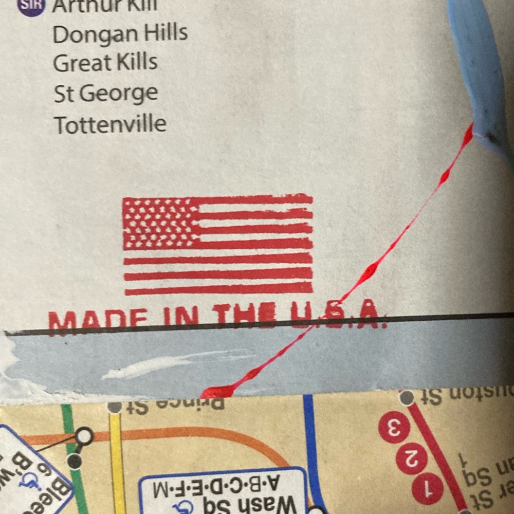 Original New York City Subway Map Artwork - Brooklyn Bridge - Picture 2 of 2